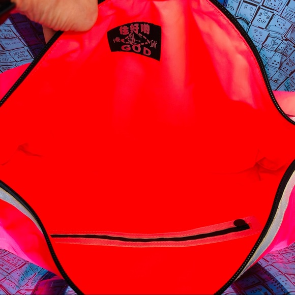 NWOT GOD (Goods of Desire) Vinyl bag + zip pouch - Picture 11 of 14